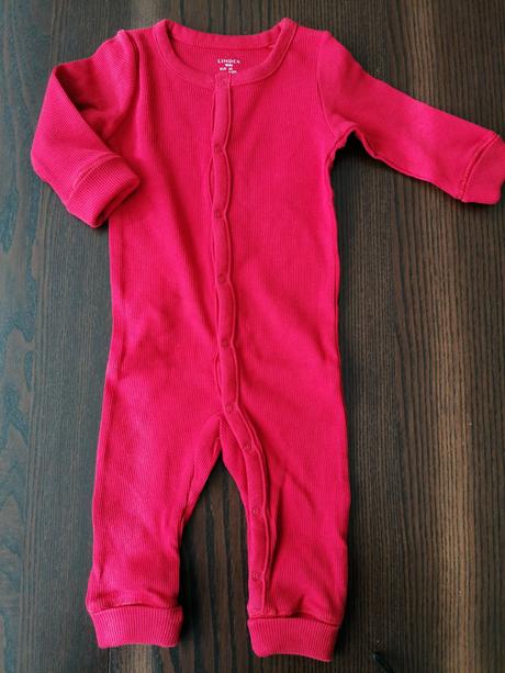 Červené pyzamko, lindex,56