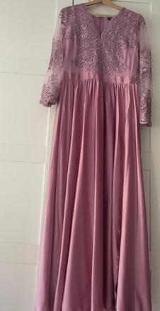 Ružové spoločenské šaty, xl