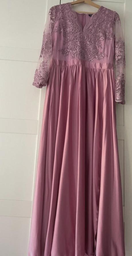 Ružové spoločenské šaty, xl