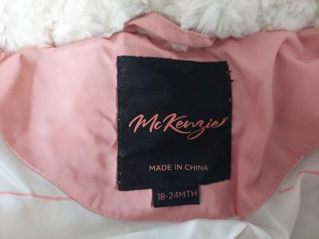 Zimušná dievčenská bunda zn.mc kenzie veľ.92, mckenzie,92