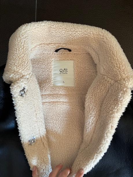 Kožuch barančekový top stav vel.l, s.oliver,l