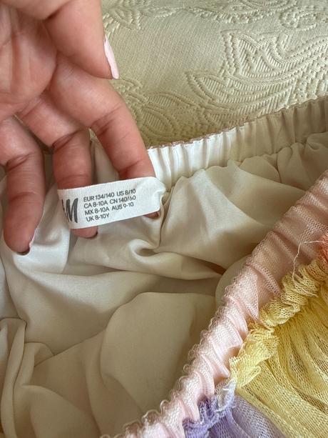 Tutu sukňa duhova, h&m,140