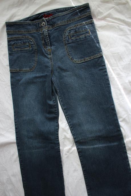 Zvonové rifle "jeans" veľkosť 38/40 vintage vibe, 38