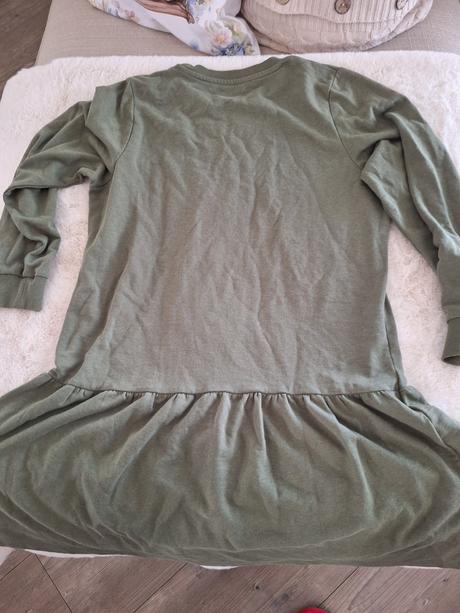 Mikinove šaty khaki, 38