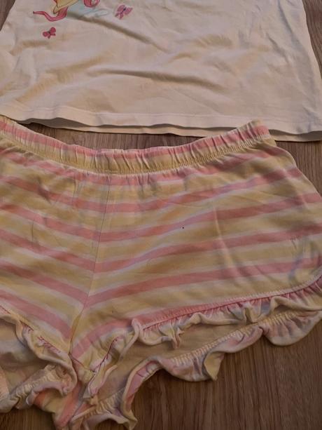 Pyzamko letné unicorn 8-10 rokov, h&m,140