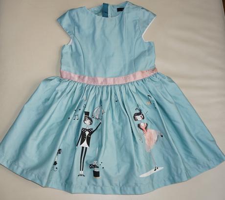 92/98 elegantne saty,2-3 r., marks & spencer,98