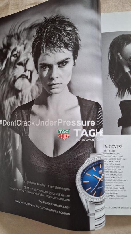 Elle uk december 2019 - katie holmes, 