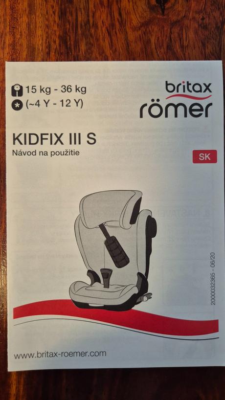 Autosedacka britax kidfix iii s, britax
