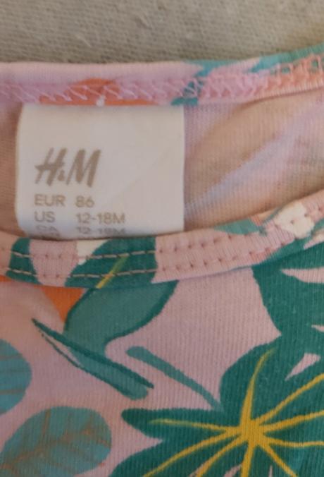 Šaty prales h&m 86, h&m,86