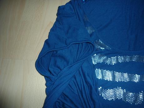 Tmavomodre damske tricko, l