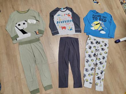 3x dvojdielne unisex pyzamka 110/116, next,110