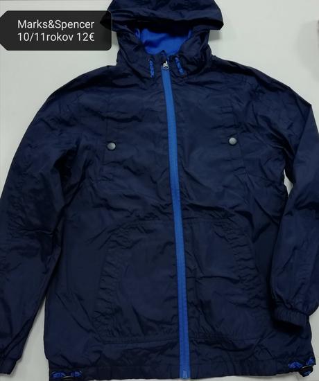 Prechodná modrá bunda, marks & spencer,146