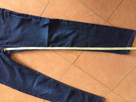 Chlapčenské rifle skiny fit, h&m,164