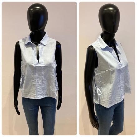 Dámska modrá košeľa, m