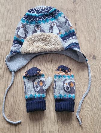 Set čiapka rukavica, h&m,74