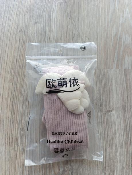 Dievčenské podkolienky s krídlami - 2 veľkosti, 