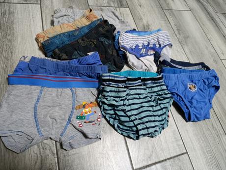25x slipky + boxerky 110/116, 110