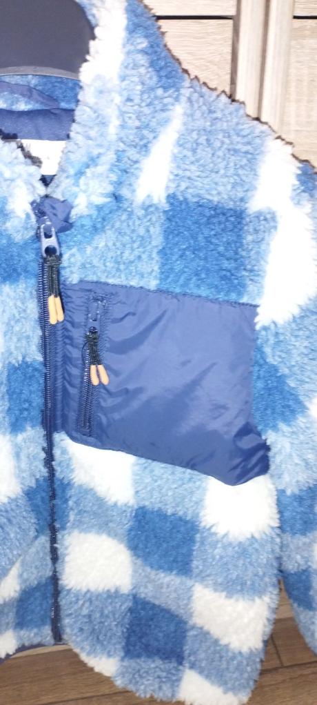 Krásna teddy bundička 122/128, h&m,122