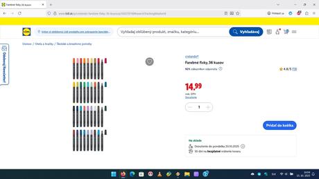 Farebné fixky 36ks,
