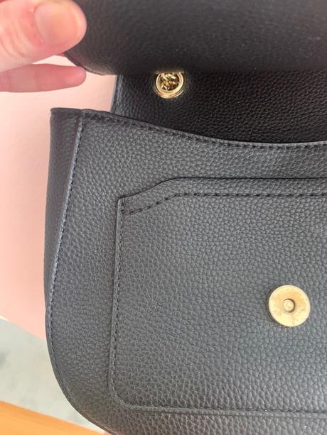 Nine west čierna koženková kabelka cez plece, nine west