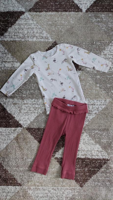 Súprava body+legíny, name it,80