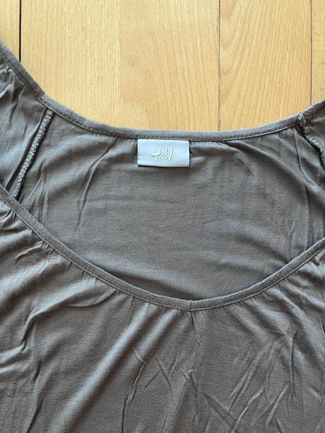 Bavlnene padave tricko, h&m,m