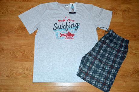 Pánske krátke bavlnené pyžamo, l / m / xl / xxl