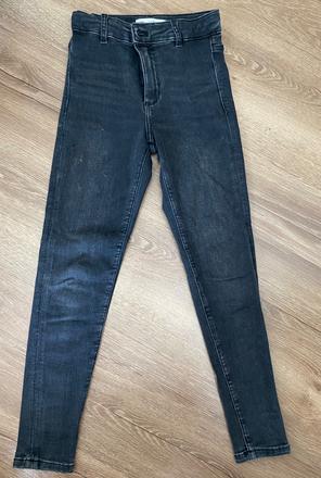 Elasticke slim rifle s vysokým pasom, zara,134