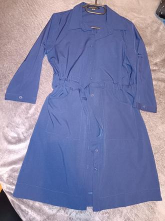 Tmavomodré košeľové šaty gate - m, gate,m