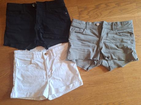 Šortky 3 ks, veľkosť č. 146-152, h&m,146