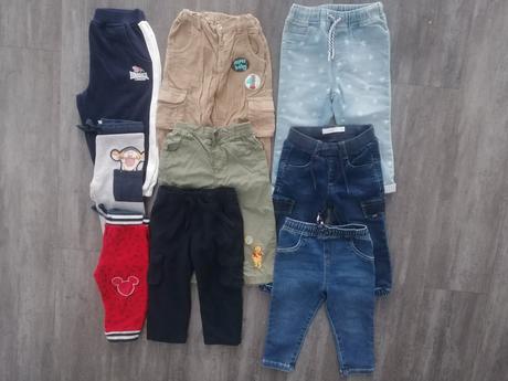 Balík nohavice, tepláky, veľkosť 86, 86–98