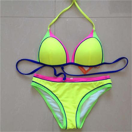 Zlte bikiny beach plavky vel.s, s