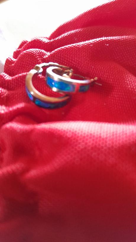 Strieborné kruhy náušnice, 