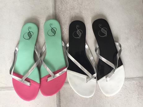 2x šľapky, žabky, 40