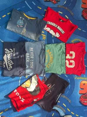 Tričká vel.116 spolu 8ks, reserved,116