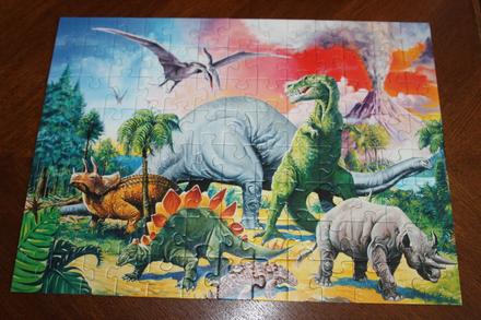 Puzzle dino 100 xxl, 
