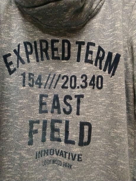 Modro sivá mikina, east field, 158-164 cm, 164