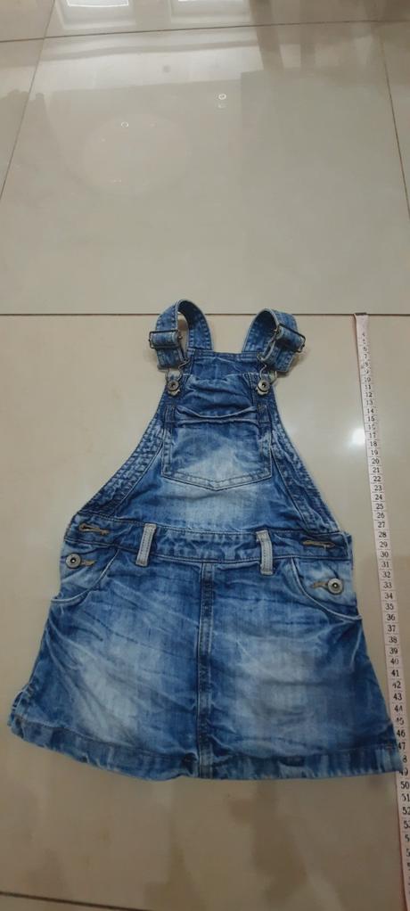 Riflove šaty, h&m,104