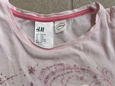 Nočná košeľa frozen - veľ.122/128, h&m,122