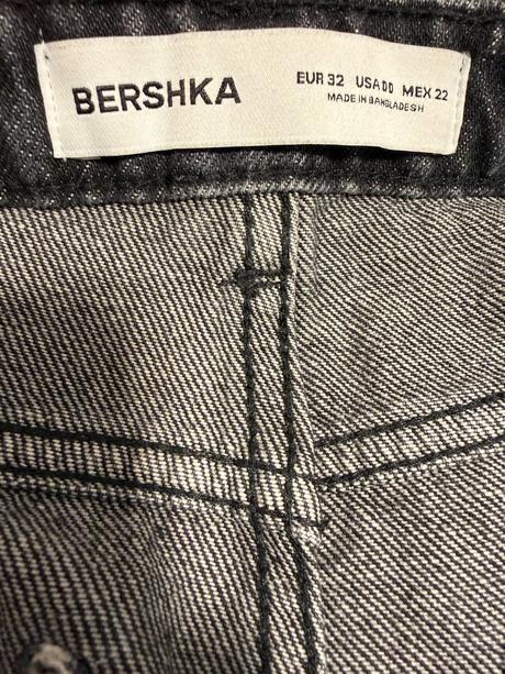 Denimové bermudy, bershka,32