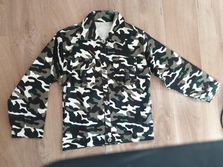 Maskacova army bunda na 7-8rokov,