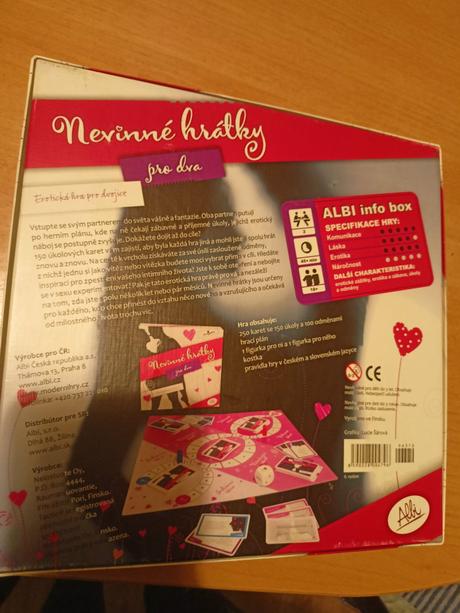 Nevinné hrátky - hra pre dospelých poštovné v cene, 