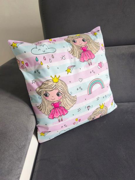 Obliečka na vankúš princezná, šírka (cm): 40,dĺžka (cm): 40