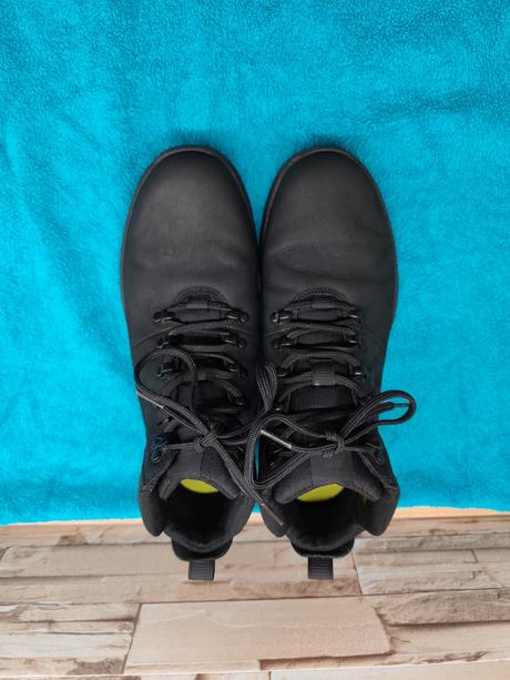 Timberland 44 - pánske kožené čierne nezateplené t, timberland,44