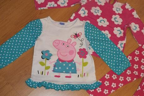2x tricko+leginy, peppa pig,104-98, george,104