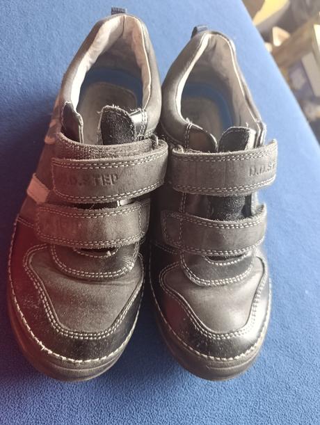 D.d. step kožené topánky na suchý zips, 34, vd 21, d.d.step,34