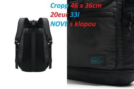 Ruksak cropp, nákupná džínsová taška hm, cropp