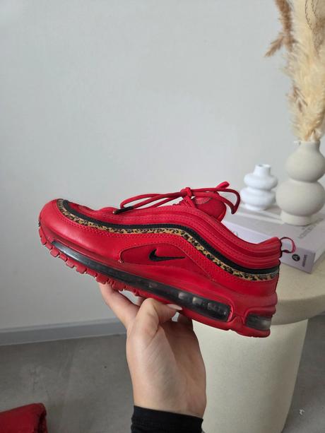 Nike airmax 97 leopard pack university red 39,5-40, nike,40
