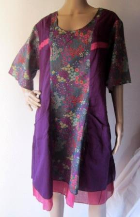 Dvojvrstvové šaty, xl