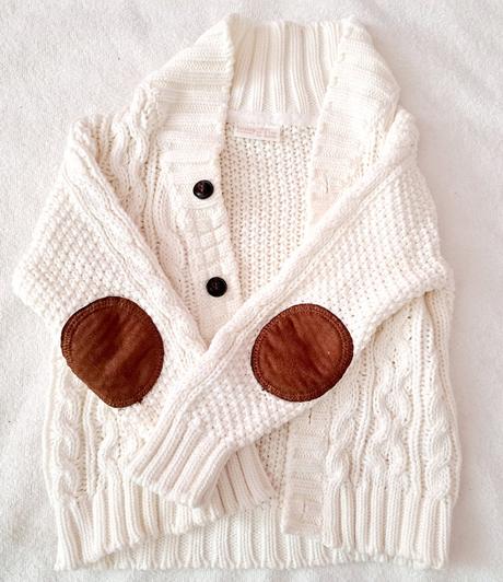 Krásny biely svetrík, lindex,80